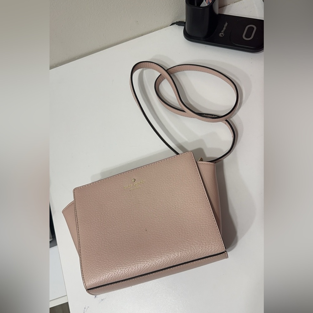 Kate Spade Grand Street Hayden To Zip Authentic Leather Crossbody